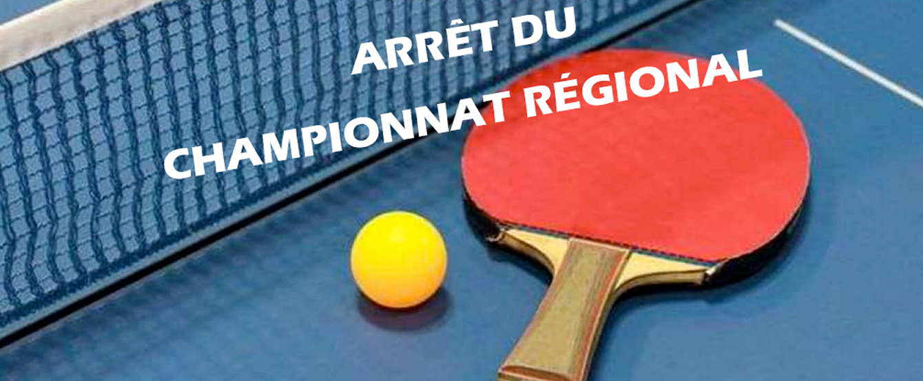 Covid-19 : arrêt du championnat régional
